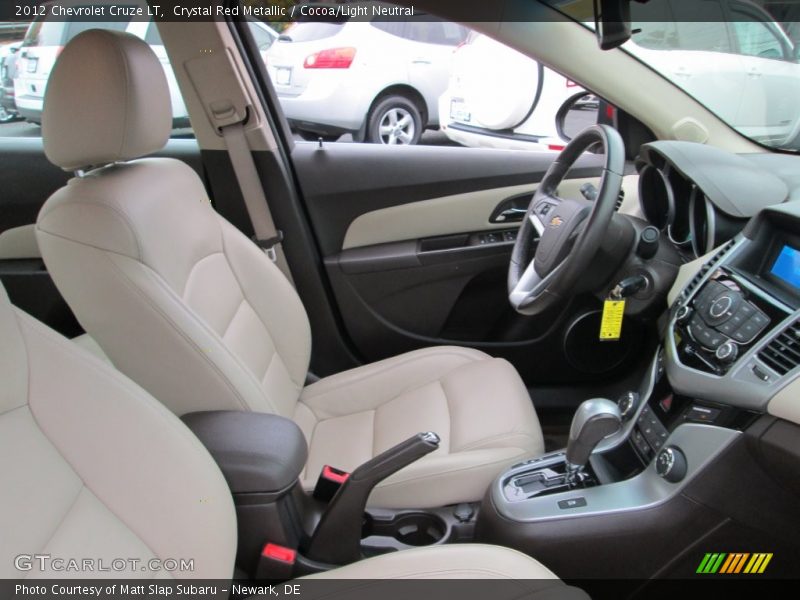 Crystal Red Metallic / Cocoa/Light Neutral 2012 Chevrolet Cruze LT