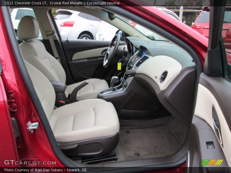 Crystal Red Metallic / Cocoa/Light Neutral 2012 Chevrolet Cruze LT