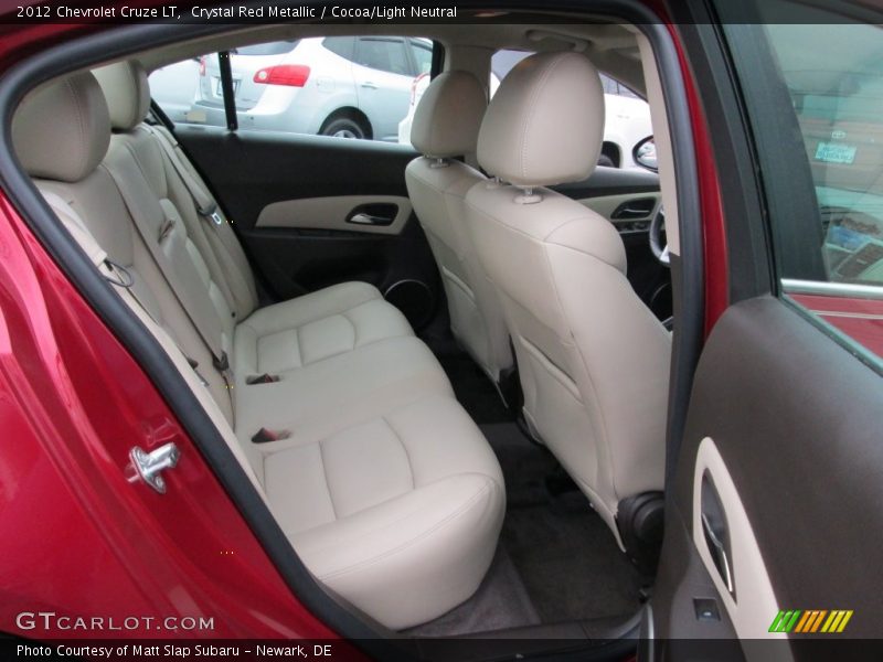 Crystal Red Metallic / Cocoa/Light Neutral 2012 Chevrolet Cruze LT