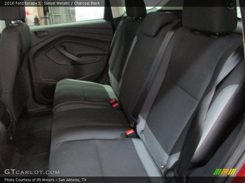 Sunset Metallic / Charcoal Black 2016 Ford Escape S