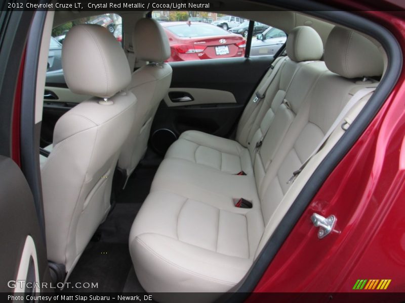 Crystal Red Metallic / Cocoa/Light Neutral 2012 Chevrolet Cruze LT