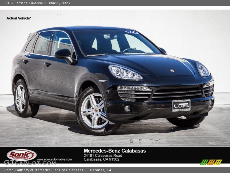 Black / Black 2014 Porsche Cayenne S