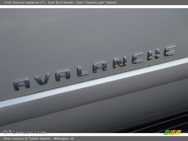 Silver Birch Metallic / Dark Titanium/Light Titanium 2008 Chevrolet Avalanche LTZ