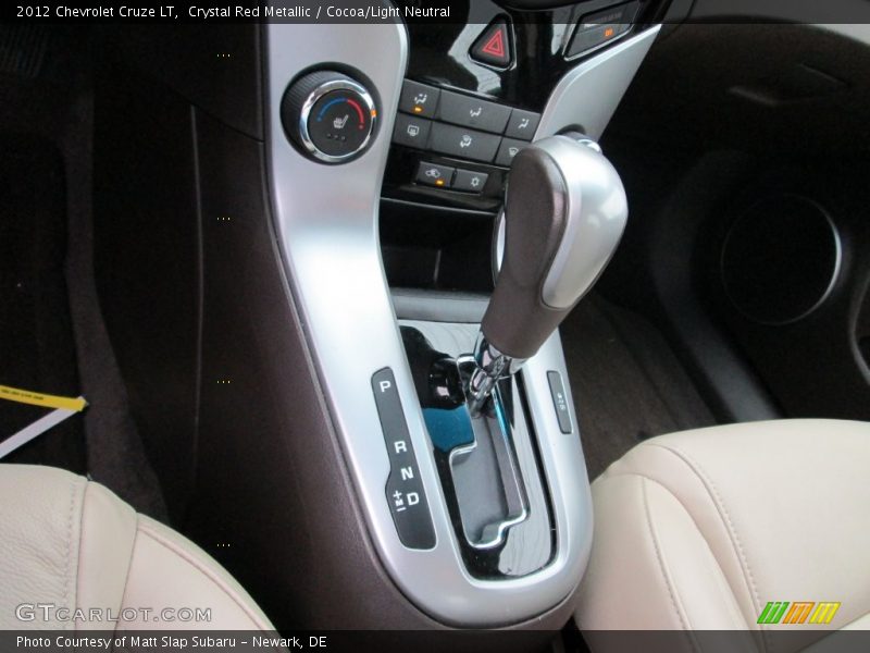Crystal Red Metallic / Cocoa/Light Neutral 2012 Chevrolet Cruze LT