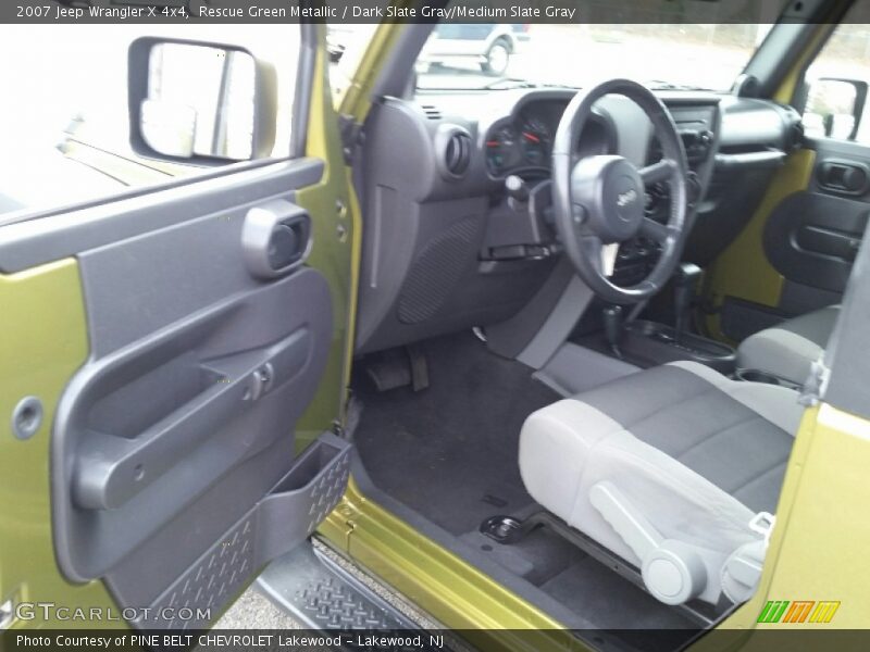 Rescue Green Metallic / Dark Slate Gray/Medium Slate Gray 2007 Jeep Wrangler X 4x4