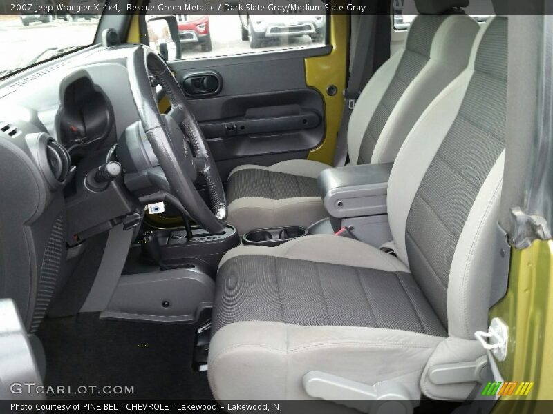 Rescue Green Metallic / Dark Slate Gray/Medium Slate Gray 2007 Jeep Wrangler X 4x4