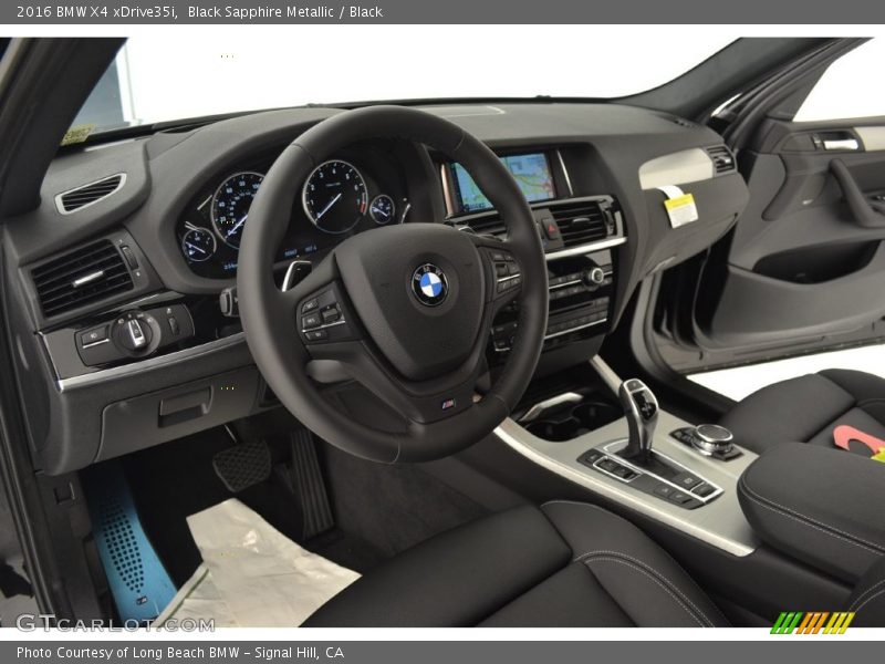 Black Sapphire Metallic / Black 2016 BMW X4 xDrive35i
