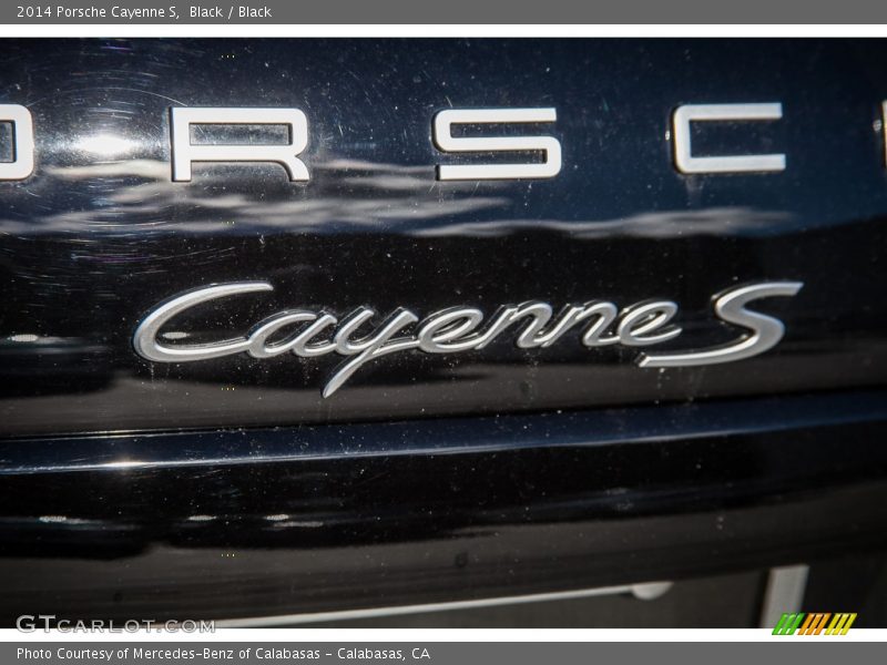 Black / Black 2014 Porsche Cayenne S