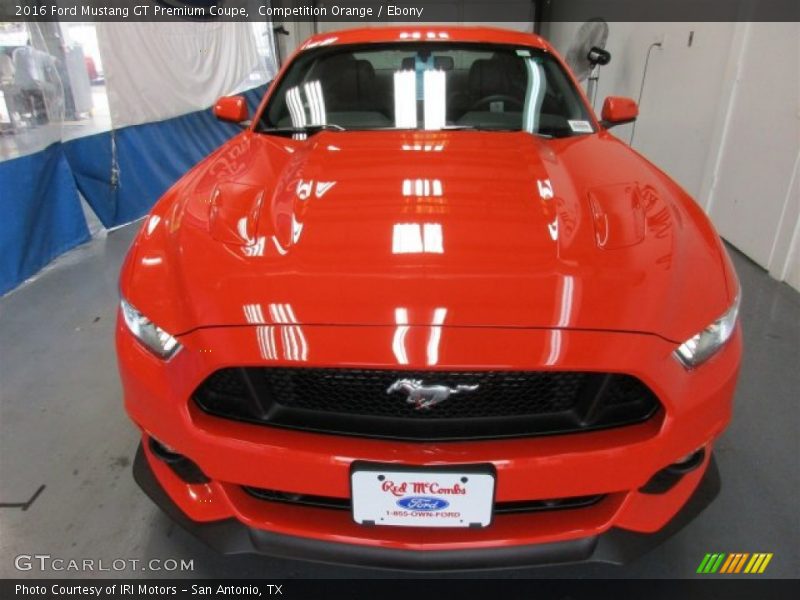 Competition Orange / Ebony 2016 Ford Mustang GT Premium Coupe