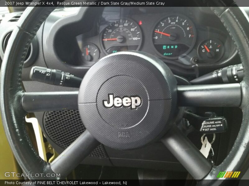 Rescue Green Metallic / Dark Slate Gray/Medium Slate Gray 2007 Jeep Wrangler X 4x4