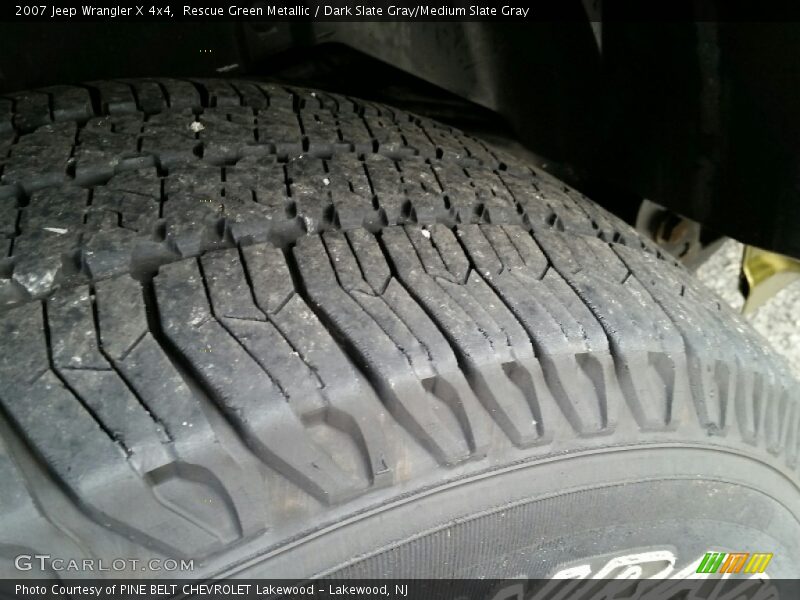 Rescue Green Metallic / Dark Slate Gray/Medium Slate Gray 2007 Jeep Wrangler X 4x4