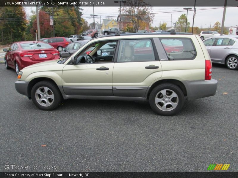 Sierra Gold Metallic / Beige 2004 Subaru Forester 2.5 XS