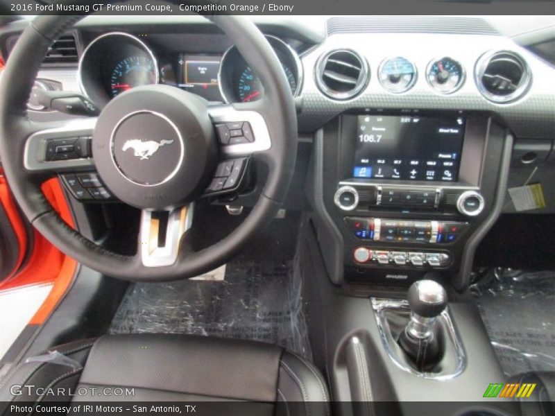 Competition Orange / Ebony 2016 Ford Mustang GT Premium Coupe
