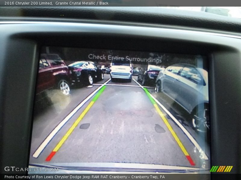 Granite Crystal Metallic / Black 2016 Chrysler 200 Limited