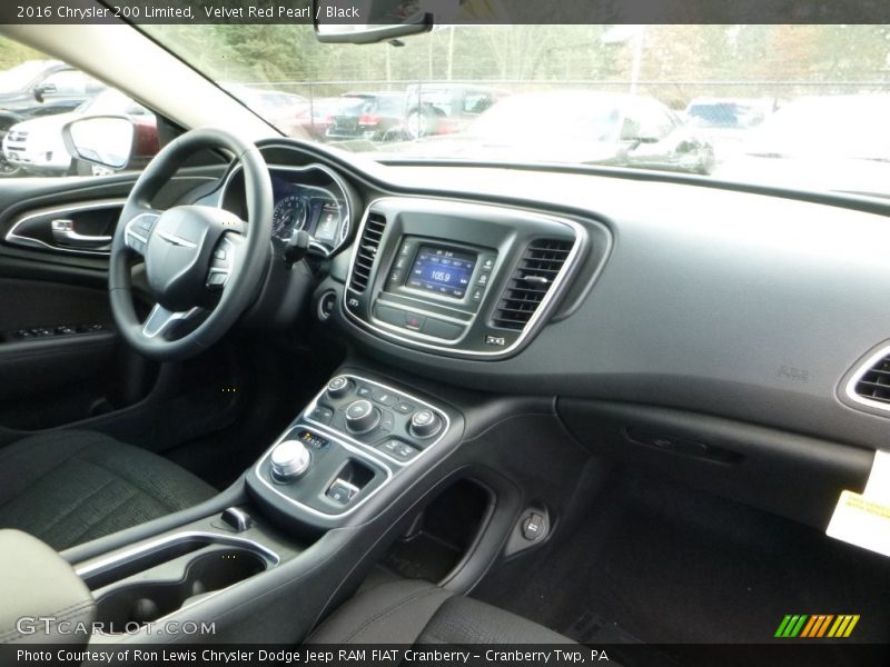 Velvet Red Pearl / Black 2016 Chrysler 200 Limited
