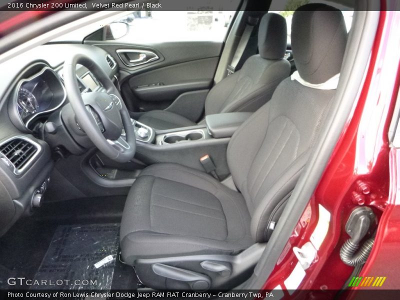 Velvet Red Pearl / Black 2016 Chrysler 200 Limited
