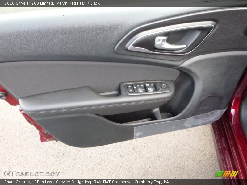 Velvet Red Pearl / Black 2016 Chrysler 200 Limited