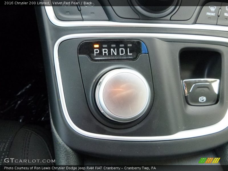 Velvet Red Pearl / Black 2016 Chrysler 200 Limited