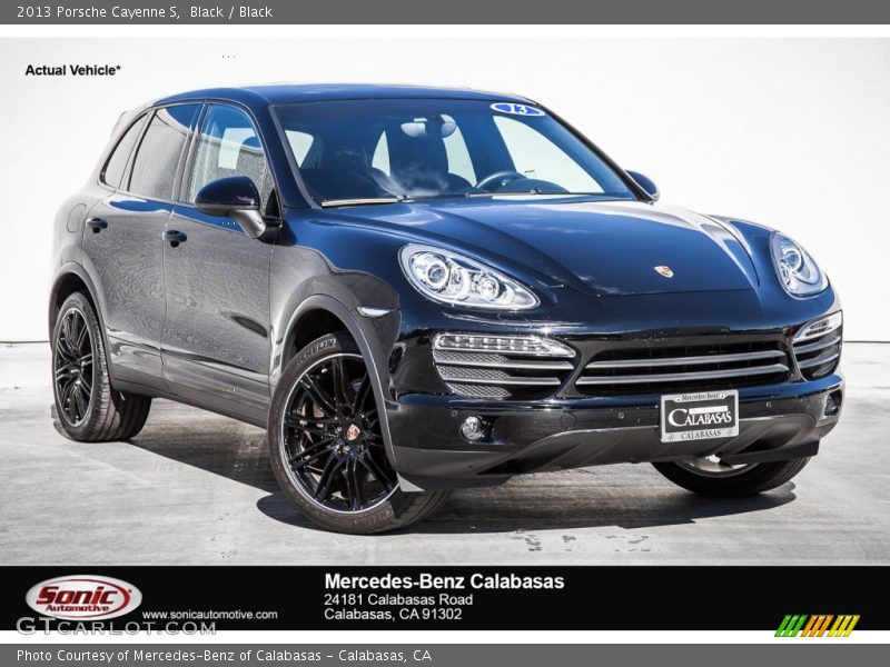 Black / Black 2013 Porsche Cayenne S