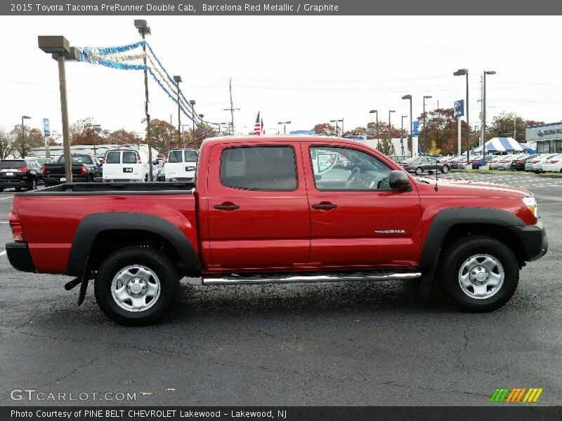 Barcelona Red Metallic / Graphite 2015 Toyota Tacoma PreRunner Double Cab