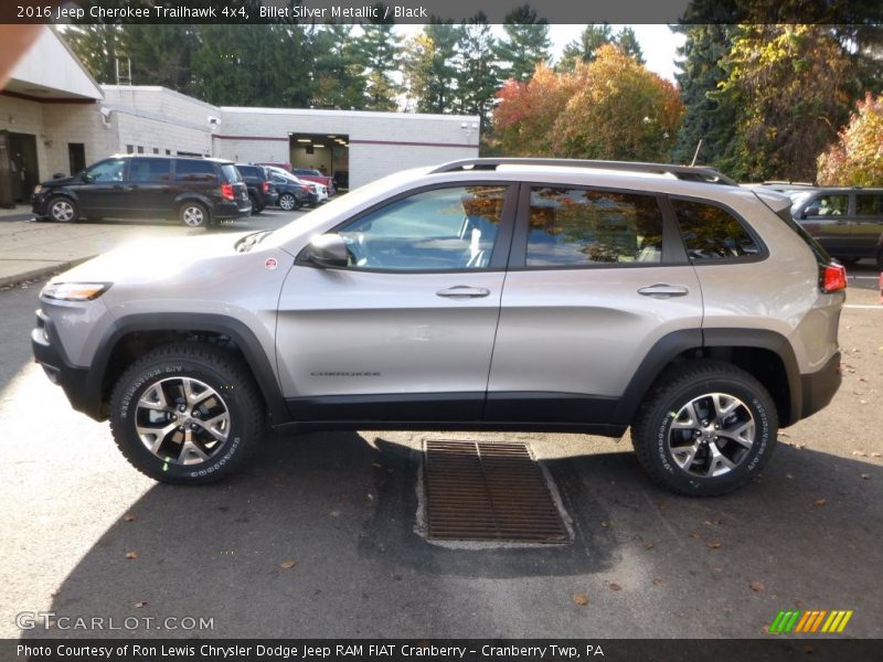 Billet Silver Metallic / Black 2016 Jeep Cherokee Trailhawk 4x4