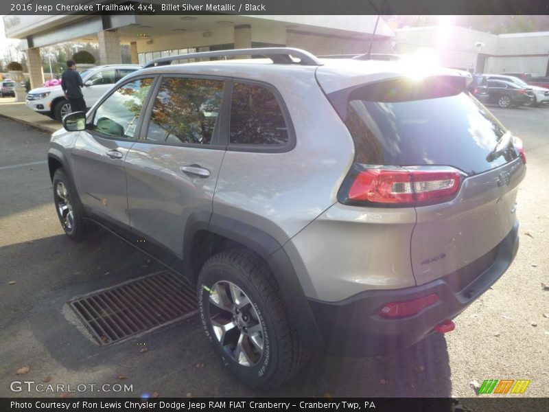 Billet Silver Metallic / Black 2016 Jeep Cherokee Trailhawk 4x4