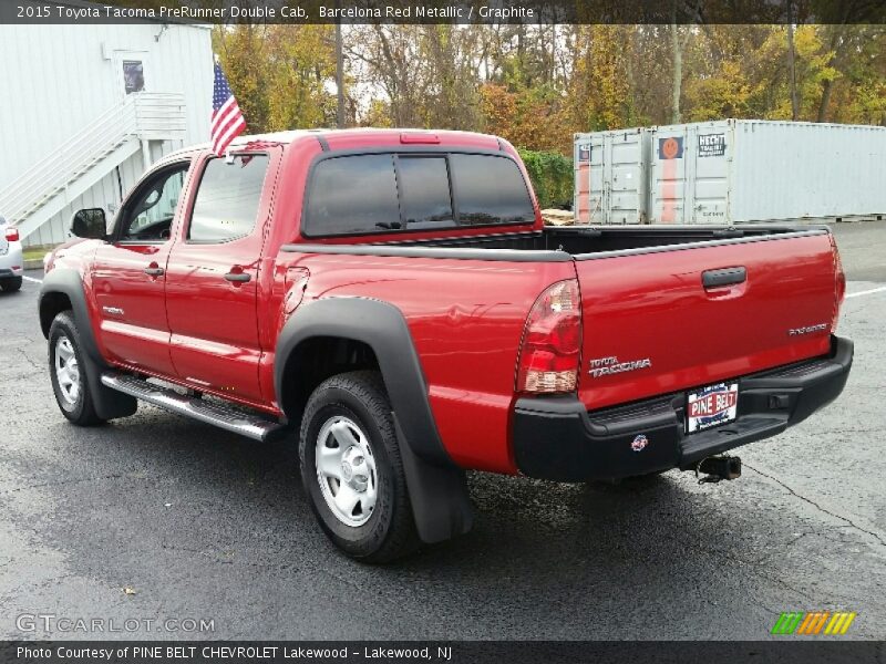 Barcelona Red Metallic / Graphite 2015 Toyota Tacoma PreRunner Double Cab