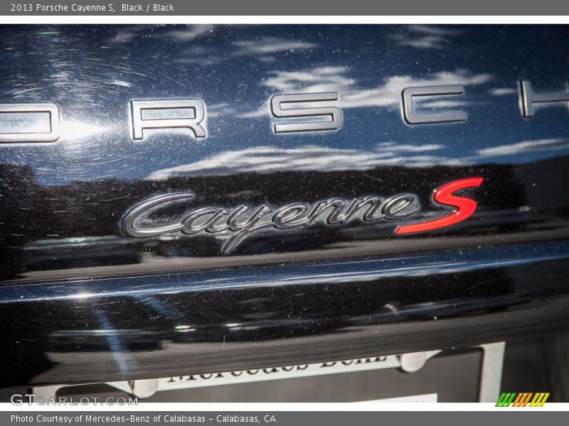 Black / Black 2013 Porsche Cayenne S