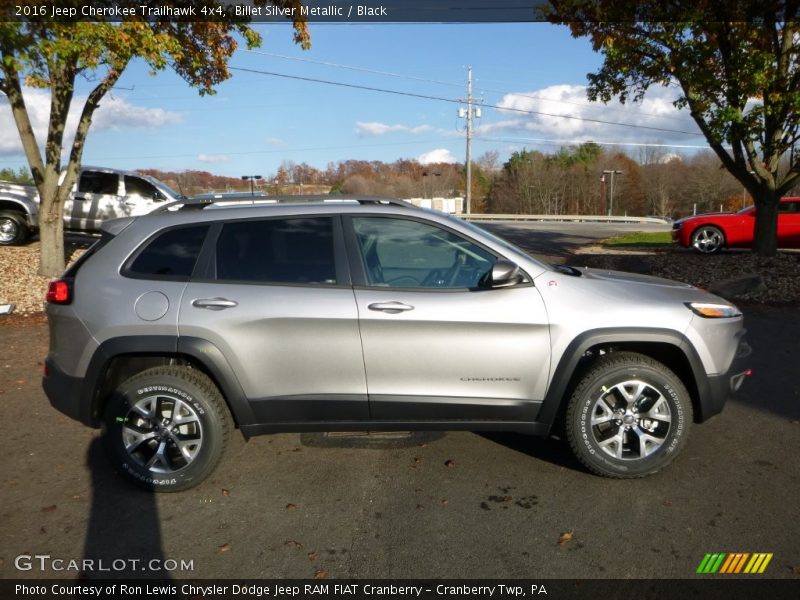 Billet Silver Metallic / Black 2016 Jeep Cherokee Trailhawk 4x4