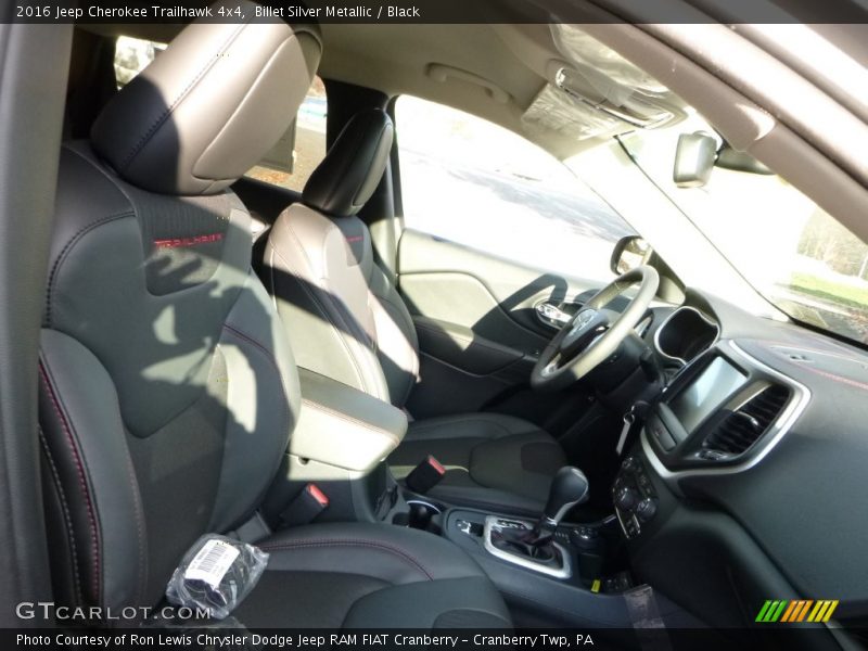 Billet Silver Metallic / Black 2016 Jeep Cherokee Trailhawk 4x4