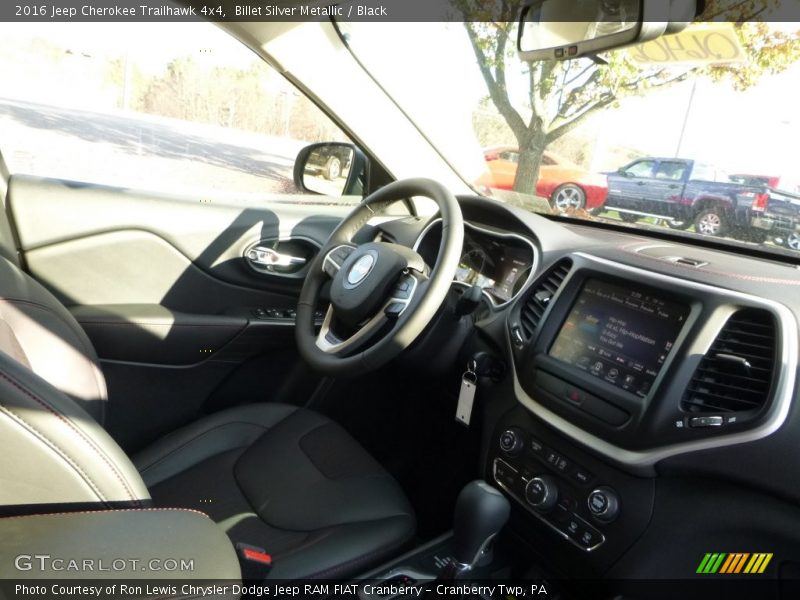 Billet Silver Metallic / Black 2016 Jeep Cherokee Trailhawk 4x4