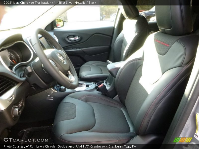 Billet Silver Metallic / Black 2016 Jeep Cherokee Trailhawk 4x4