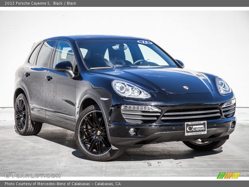Black / Black 2013 Porsche Cayenne S
