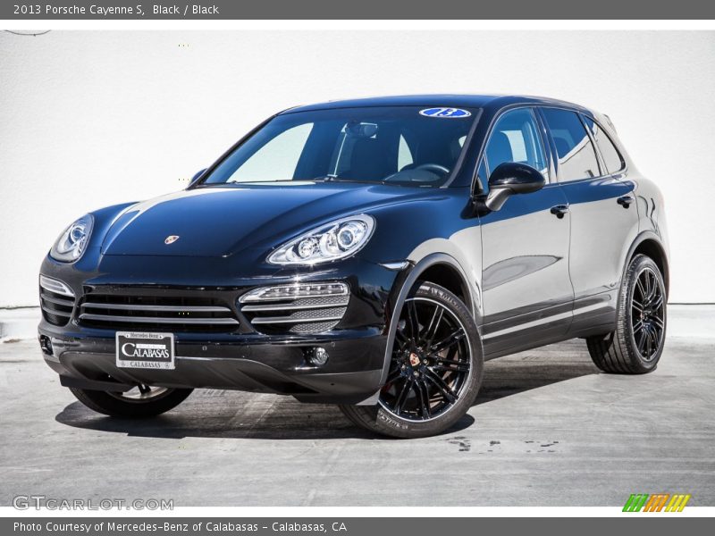 Black / Black 2013 Porsche Cayenne S