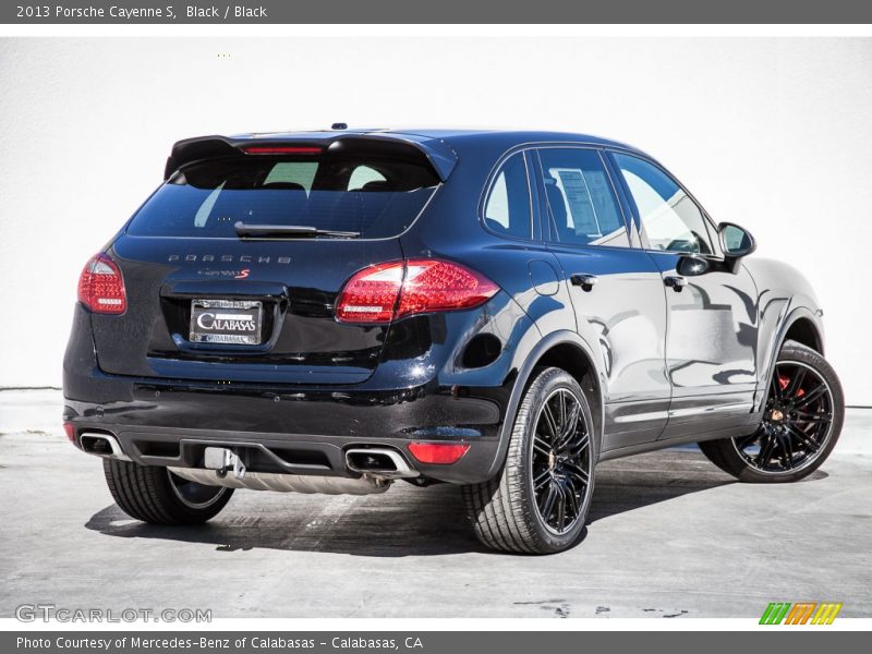 Black / Black 2013 Porsche Cayenne S