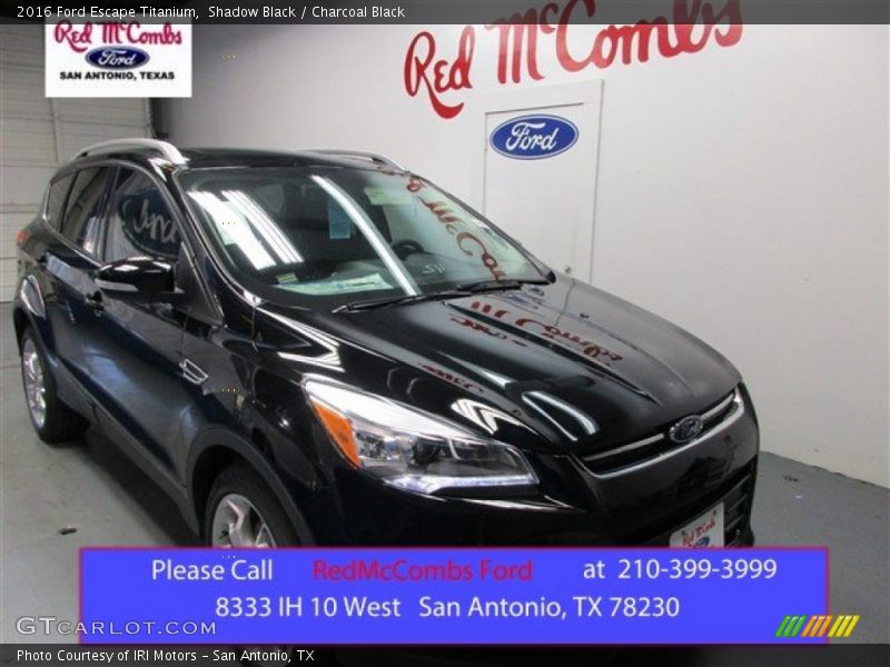Shadow Black / Charcoal Black 2016 Ford Escape Titanium