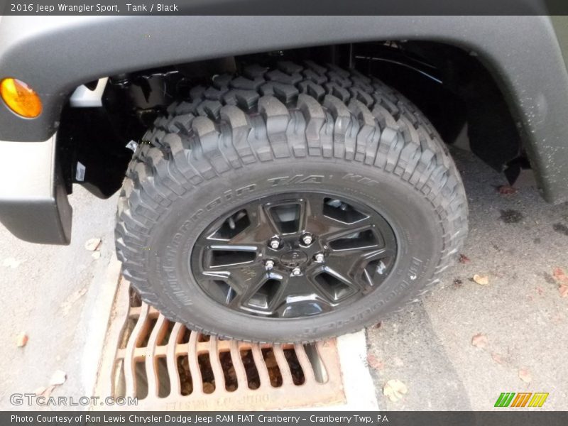 Tank / Black 2016 Jeep Wrangler Sport