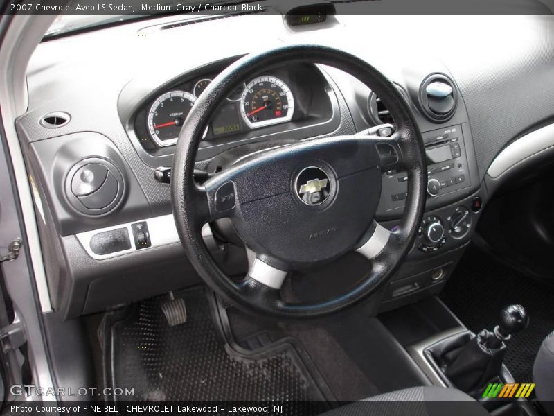 Medium Gray / Charcoal Black 2007 Chevrolet Aveo LS Sedan