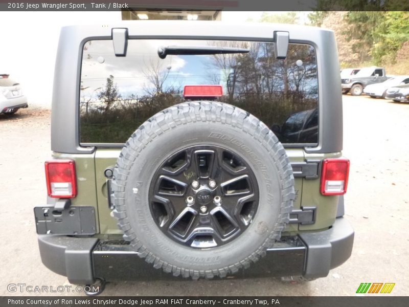Tank / Black 2016 Jeep Wrangler Sport