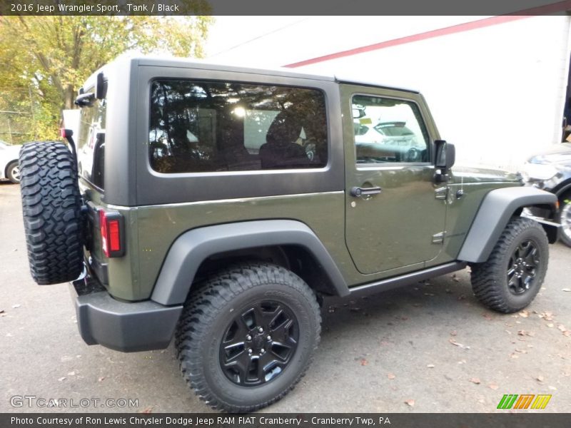 Tank / Black 2016 Jeep Wrangler Sport