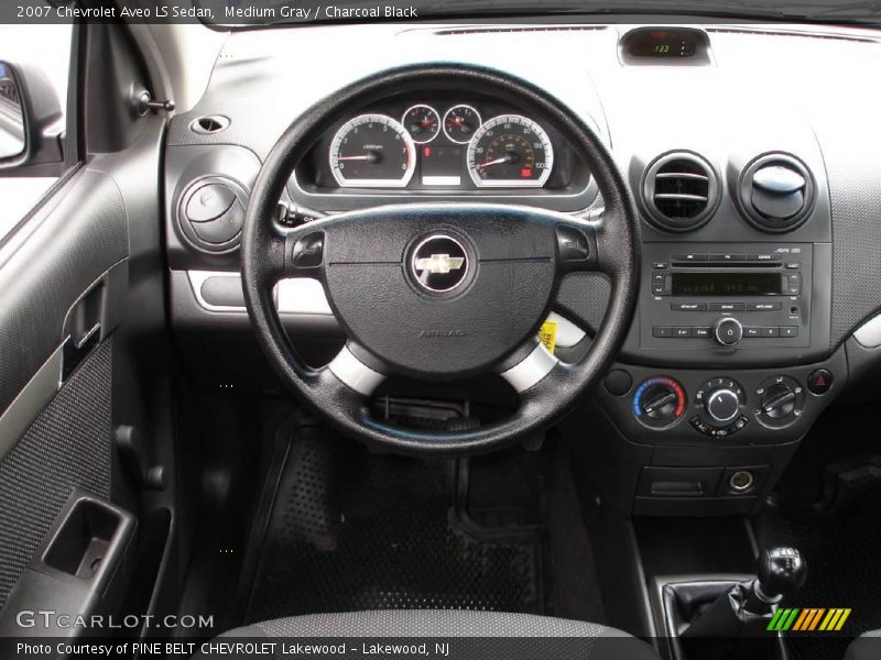 Medium Gray / Charcoal Black 2007 Chevrolet Aveo LS Sedan