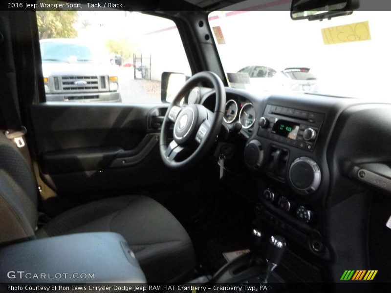 Tank / Black 2016 Jeep Wrangler Sport