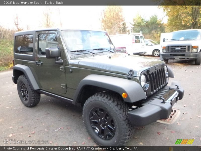 Tank / Black 2016 Jeep Wrangler Sport