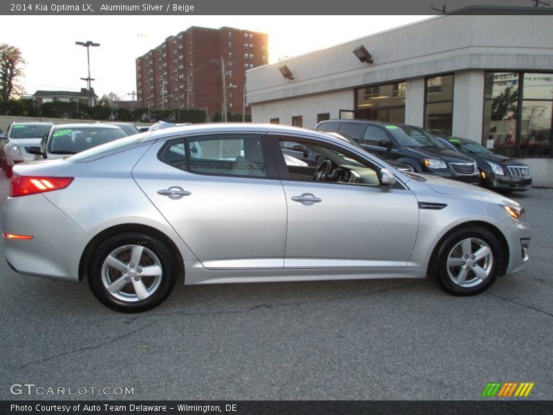 Aluminum Silver / Beige 2014 Kia Optima LX