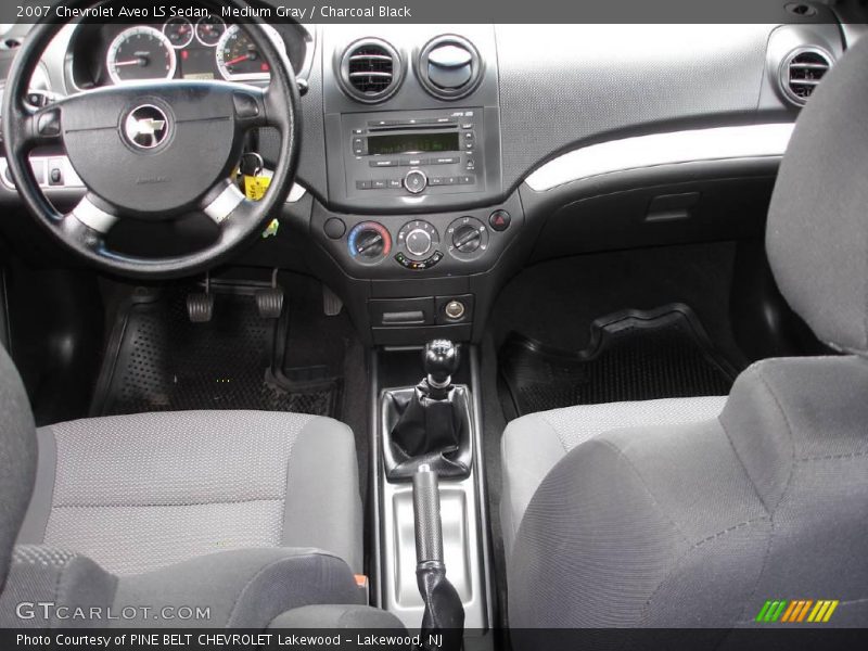 Medium Gray / Charcoal Black 2007 Chevrolet Aveo LS Sedan