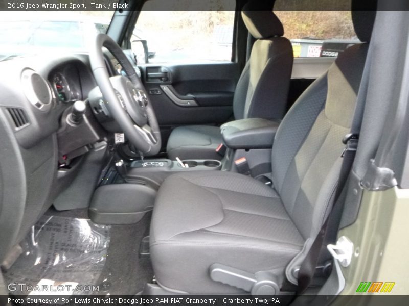 Tank / Black 2016 Jeep Wrangler Sport