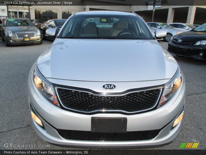 Aluminum Silver / Beige 2014 Kia Optima LX