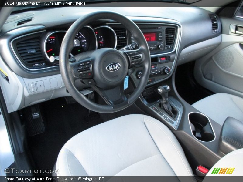 Aluminum Silver / Beige 2014 Kia Optima LX