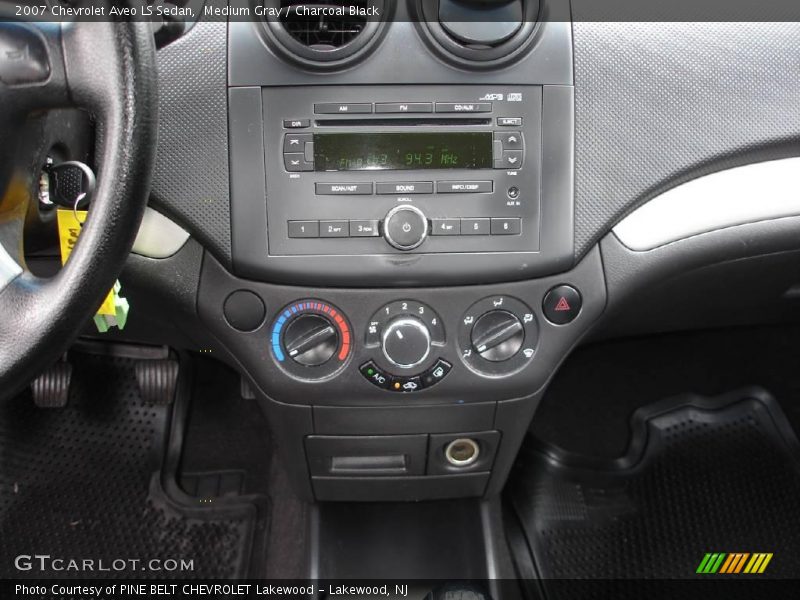 Medium Gray / Charcoal Black 2007 Chevrolet Aveo LS Sedan
