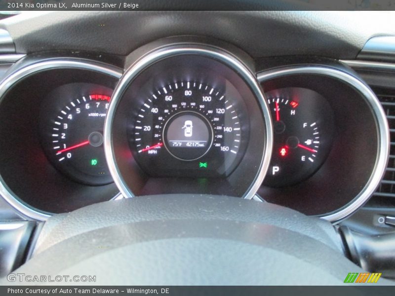 Aluminum Silver / Beige 2014 Kia Optima LX